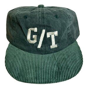 NEW Nissan G/T GT G T VINTAGE 80's Green Corduroy Trucker Cap Hat Adjustable